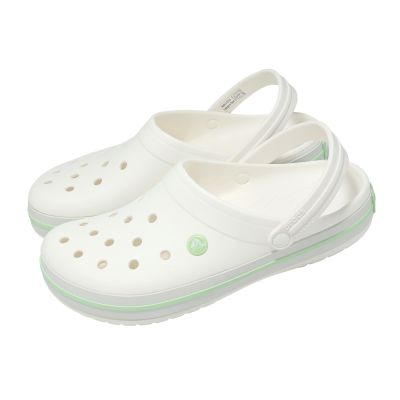 Crocs 洞洞鞋 Crocband 男鞋 女鞋 白 綠 卡駱班克駱格 涼拖鞋 卡駱馳 110161YL