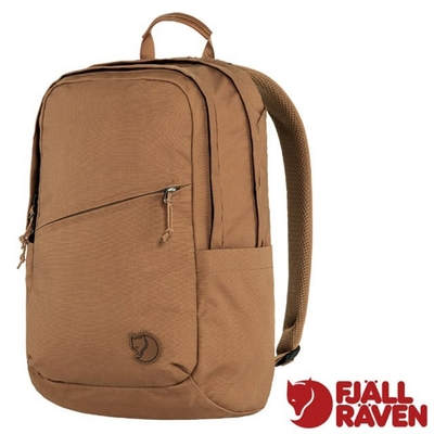 【Fjallraven 北極狐】 Räven 20L 多功能運動休閒後背包.電腦背包.雙肩書包 23344-228 卡其棕