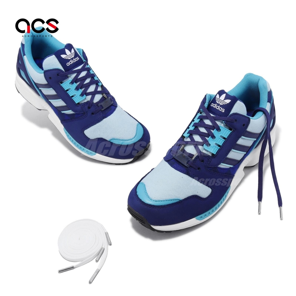 adidas x atmos Tokyo 休閒鞋ZX 8000 男鞋藍聯名拼接運動鞋愛迪達