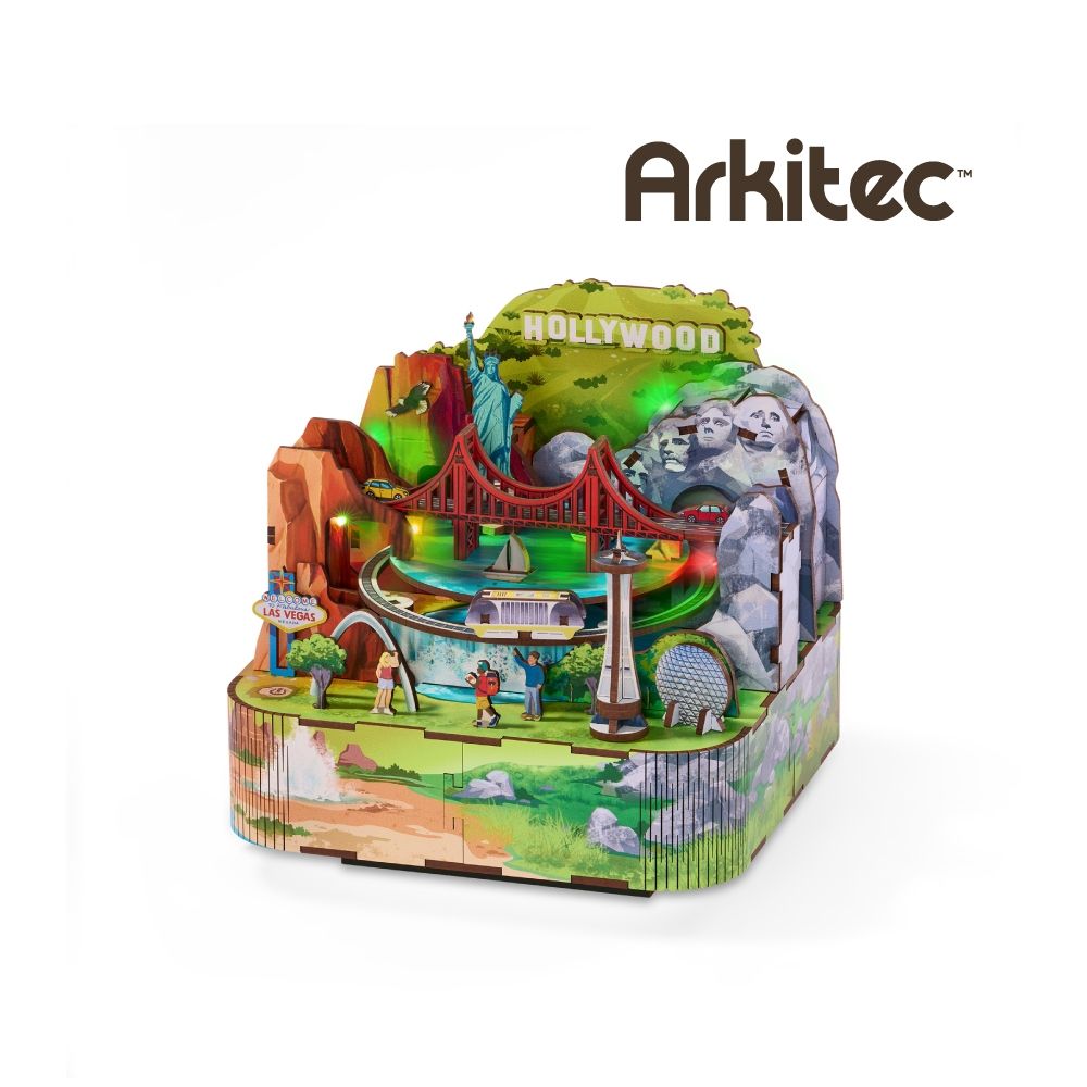 Arkitec 世界地標立體拼圖-美國