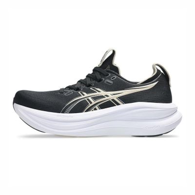 Asics 亞瑟士 GEL-Nimbus 28 D 1012B917-002 女 慢跑鞋 寬楦 跑鞋 路跑 黑 米灰
