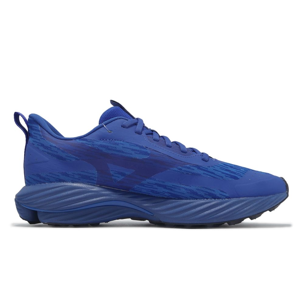 Mizuno 慢跑鞋Wave Rider GTX 3 男鞋藍防水波浪片運動鞋美津濃