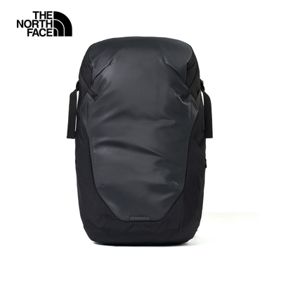 【The North Face 官方旗艦】 北面男女款黑色大容量多功能休閒後背包｜8BK8KX7 筆電包/登山包