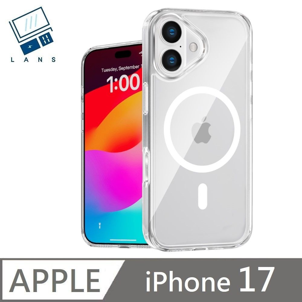 【MagSafe磁吸】 適用 iPhone 17 防摔透明保護殼 空壓殼 硬殼 磁吸殼 LANS