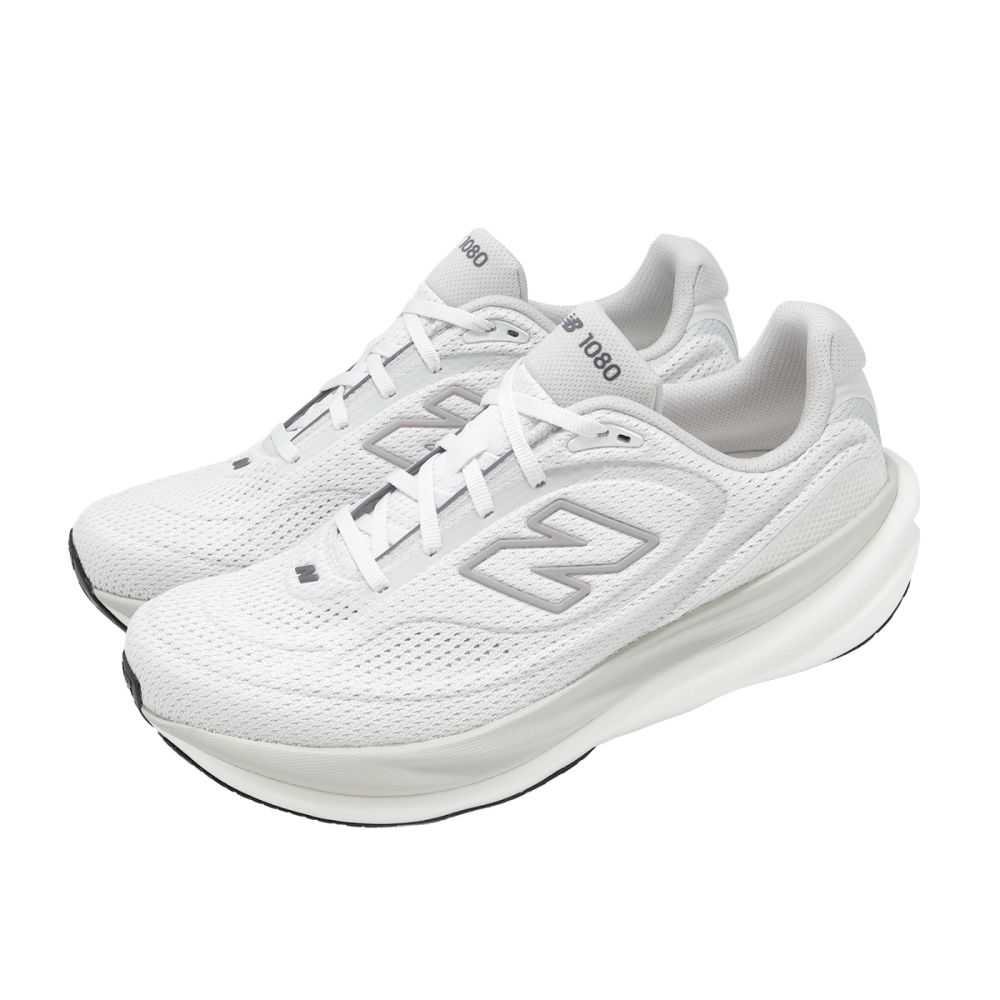 New Balance NB 慢跑鞋 1080 V15 2E 寬楦 男鞋 白 灰 緩衝 回彈 運動鞋 M10807E3-2E