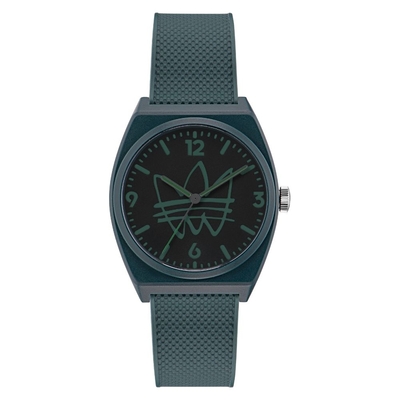 ADIDAS 愛迪達  PROJECT TWO 經典簡約錶款_AOST22566_綠X黑_38mm