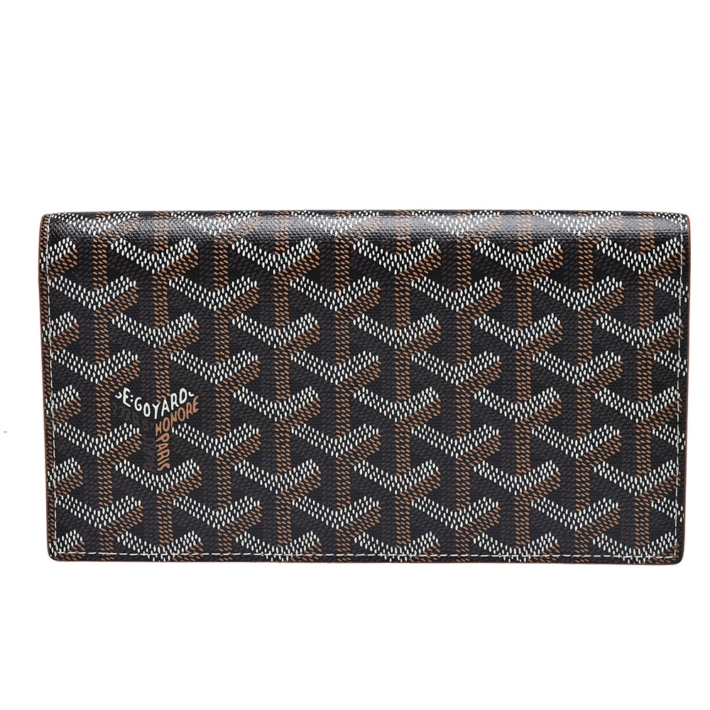 GOYARD 經典RICHELIEU手工帆布暗釦長夾(棕) | 歐系精品包/配件| Yahoo