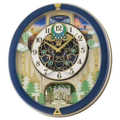 SEIKO 精工 童話王國音樂掛鐘 QXM398L SK045