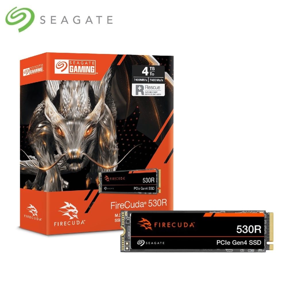 希捷SEAGATE FireCuda 530R 4TB (ZP4000GM3A063) G4×4 PCIe | Seagate