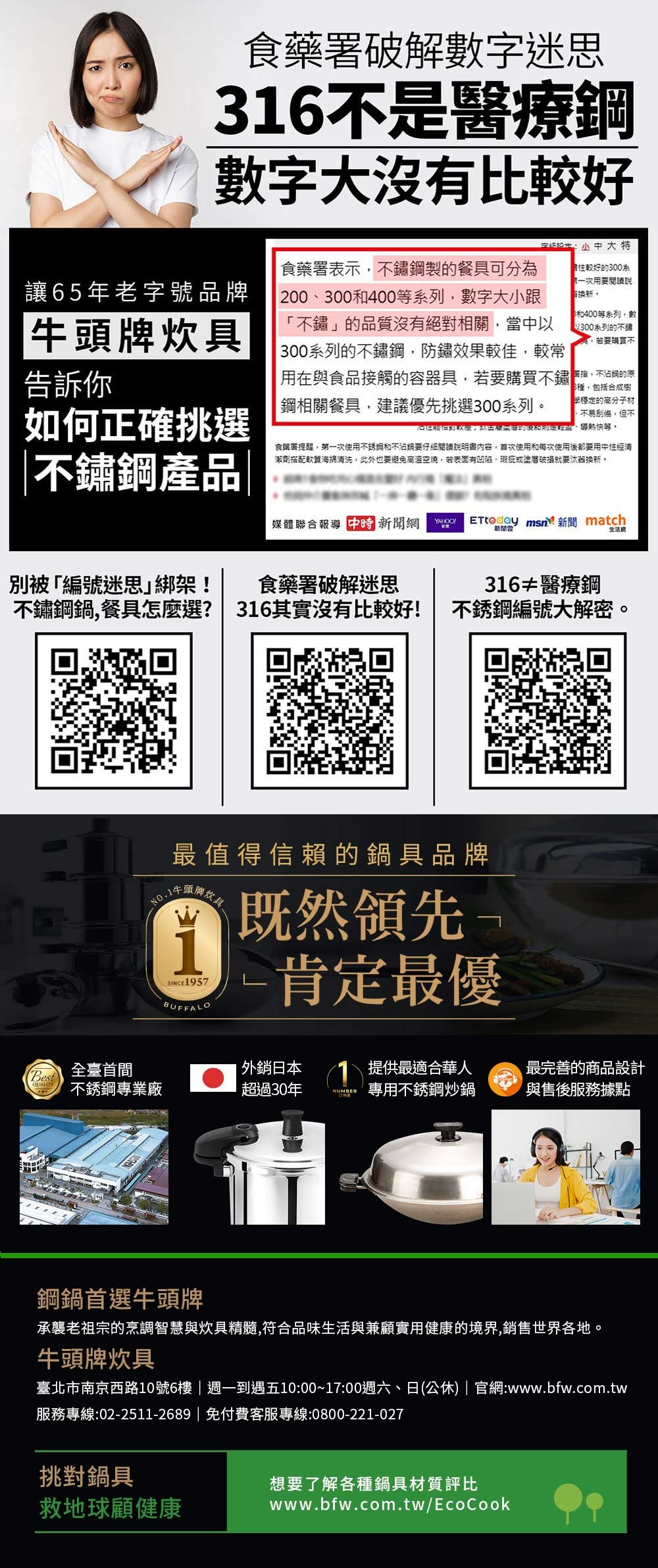 BUFFALO牛頭牌 TC-18BW - 詳情2