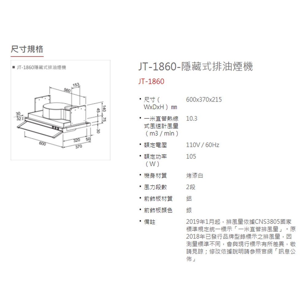 JTL喜特麗 JT-1860 - 詳情1