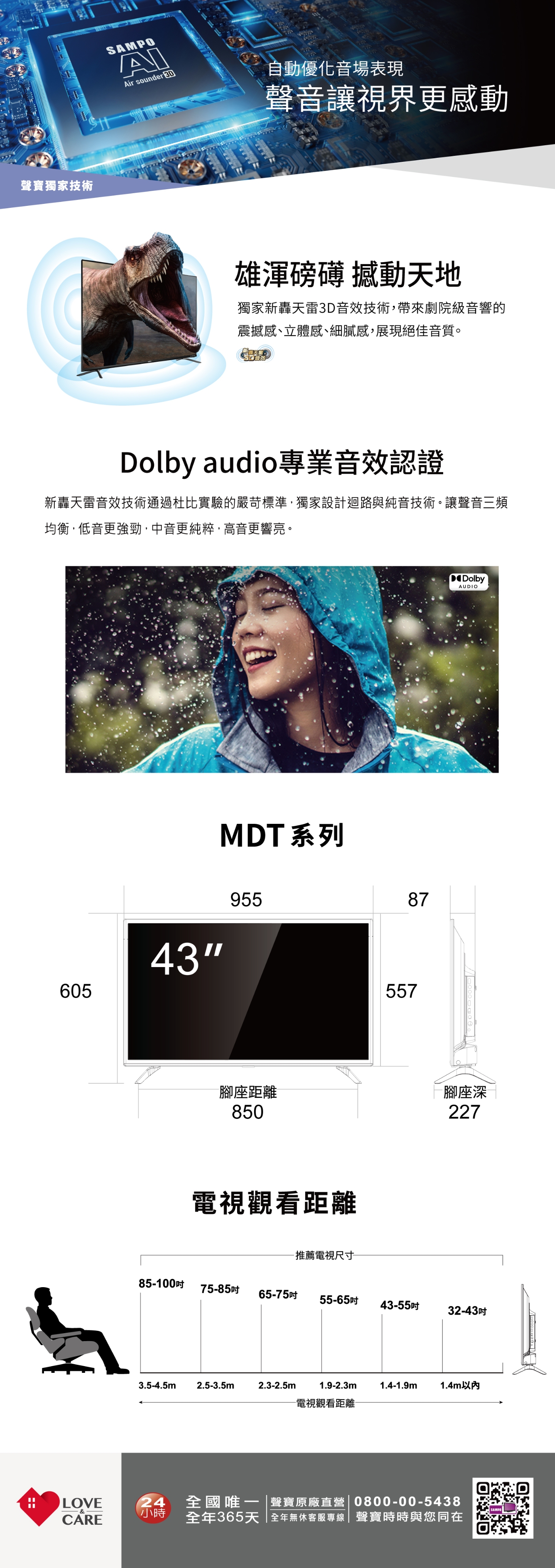 SAMPO聲寶 EM-43MDT200 - 詳情1