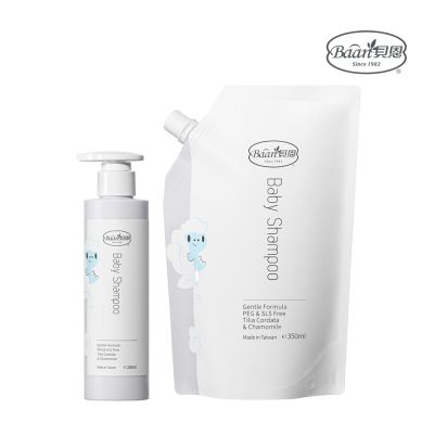 Baan 貝恩 嬰兒洗髮精200ml+350ml補充包