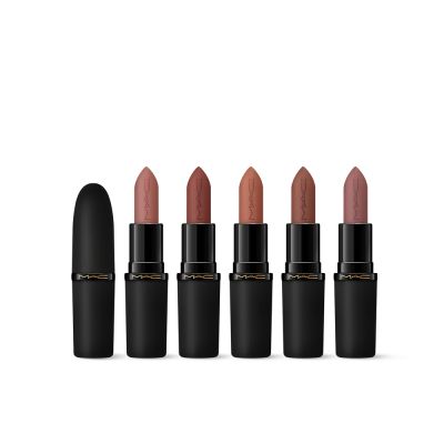 M.A.C 輕親雲霧保濕唇膏為專櫃級保濕唇部產品，提供多種色號選擇，包括乾燥玫瑰、初戀西柚、蜜桃烏龍色等，適合各種膚質使用。產品容量為3.5g，儲存期限為3年，請詳見包裝標示。