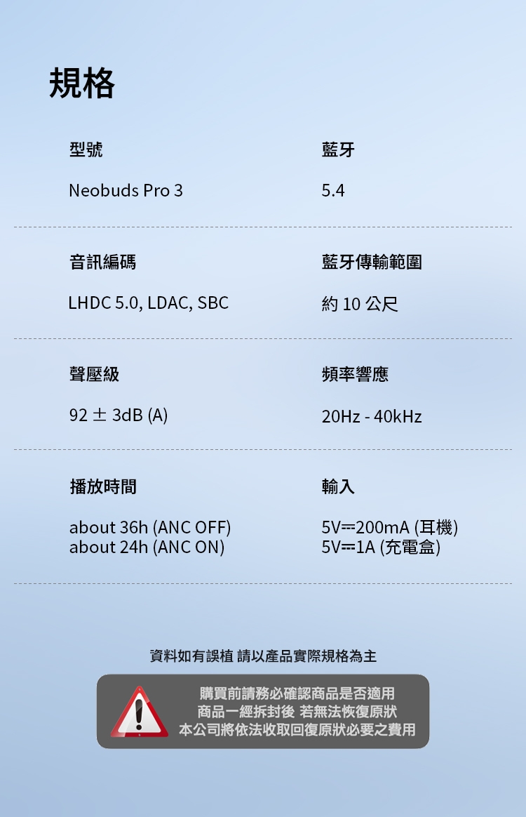 Edifier漫步者 NeoBuds Pro 3 - 詳情1