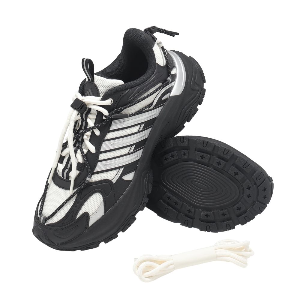 adidas 休閒鞋Shadow Fever OD 男鞋女鞋厚底增高黑米愛迪達KJ1215