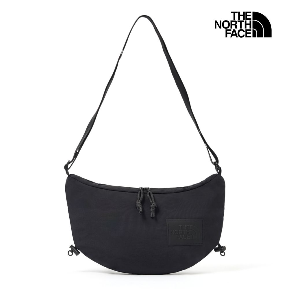 【The North Face 官方旗艦】 北面女款黑色復古單肩包｜81DS4H0