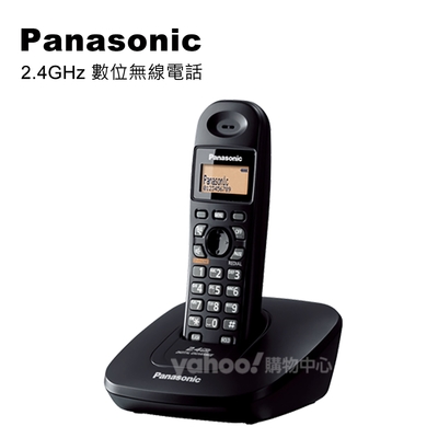 Panasonic國際牌 Panasonic 國際牌 2.4GHz無線電話 KX-TG3611 (經典黑)