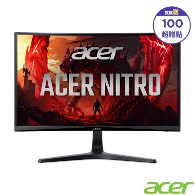 Acer 宏碁 Nitro ED240Q P0 23.6吋曲面電競螢幕