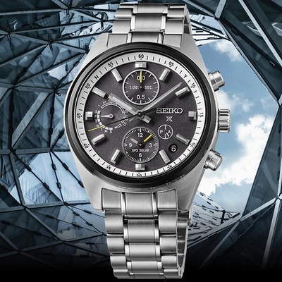 SEIKO精工 Astron 太陽能 GPS定位 雙時區計時腕錶 錶 手錶 送禮 5X83-0AH0D/SSH167J1