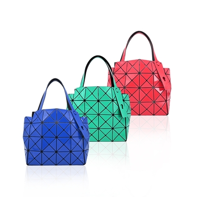 ISSEY MIYAKE 三宅一生 BAOBAOCARAT 4X4亮面手提包-多色選