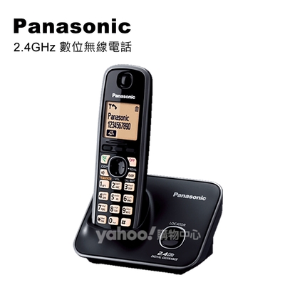 Panasonic國際牌 Panasonic 國際牌2.4GHz高頻數位大字體無線電話 KX-TG3711 (黑)