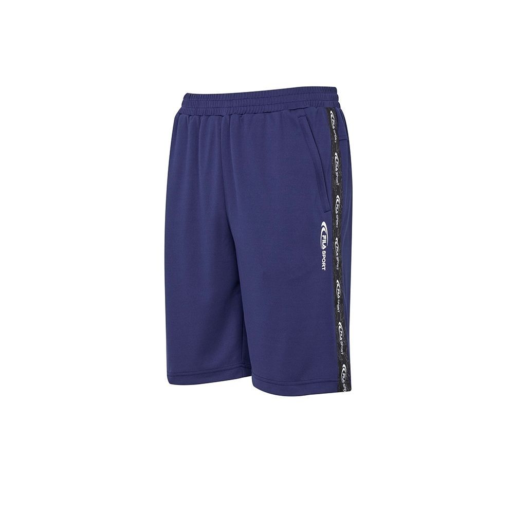FILA 中性短TEE/運動服/排汗衫/短褲 任選 (D款褲-深藍)