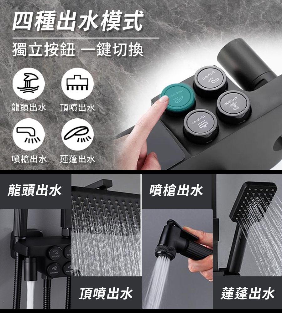 LGS 智能恆溫淋浴水龍頭組浴室龍頭淋浴龍頭浴缸龍頭衛浴龍頭| 沐浴水龍頭| Yahoo購物中心