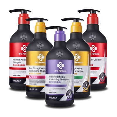 Dr’s Formula 台塑生醫 洗髮精(升級版)三代580gx5 任選