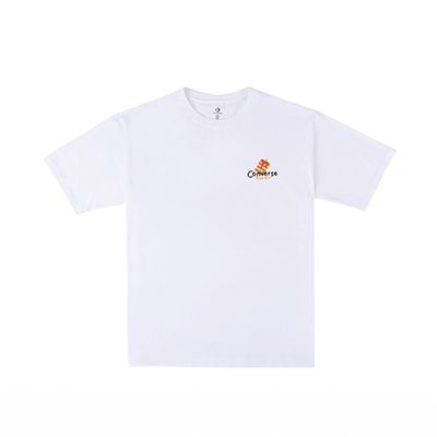 Converse Kr Street Food City Tee 短袖 男女款 白色 小喫 印花 UCK170-001