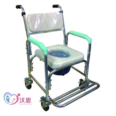 富士康 輪椅 FZK-4101｜附輪固定設計｜軟背舒適支撐｜鋁合金車架｜居家照護適用