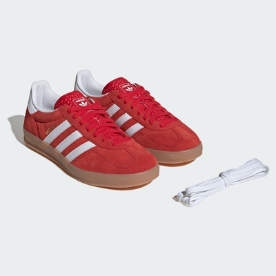 【adidas 愛迪達】 GAZELLE INDOOR 運動休閒鞋 德訓鞋 滑板復古 男鞋/女鞋-Originals JI2063