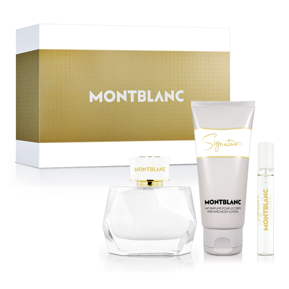 MONTBLANC 萬寶龍永恆之名女性淡香精禮盒-淡香精90ml+隨行香氛7.5ml+