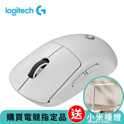 Logitech羅技 羅技 logitech G Pro X SUPERLIGHT 2 無線輕量化電競滑鼠(SPL2)-白