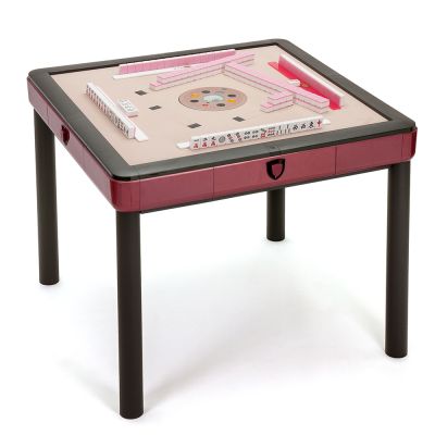 【商密特】T350 二代 過山 電動麻將桌 櫻花少女心系列 餐桌款 (櫻花珊瑚紅)