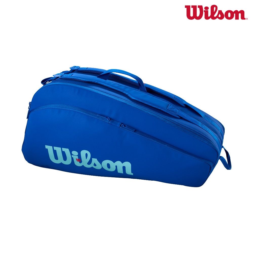 【Wilson威爾森】Ultra V5 Tour 12Pk 網球拍袋 藍色 12支裝