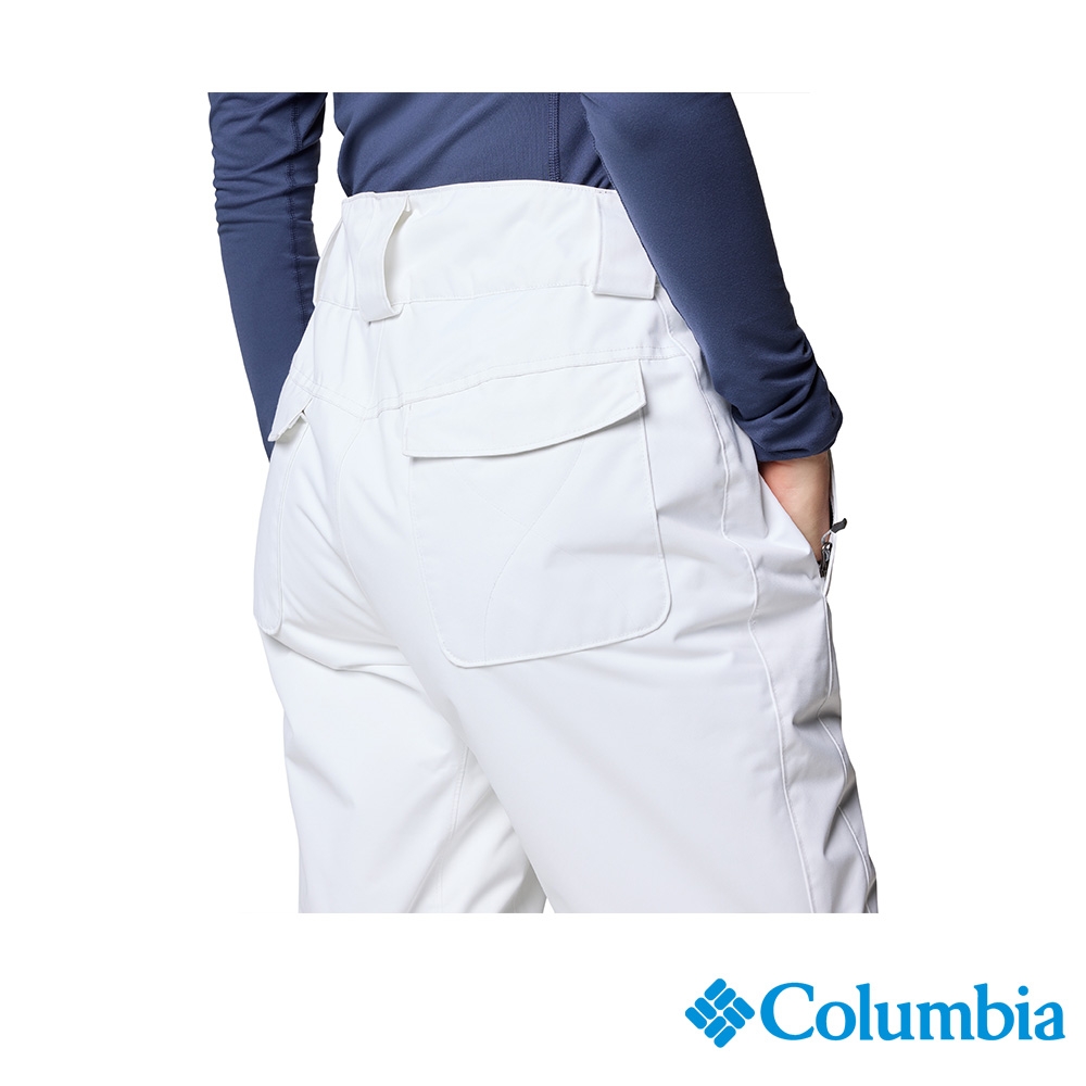 Columbia 哥倫比亞女款Omni Tech防水保暖雪褲-白色UWR90630WT/IF | 長