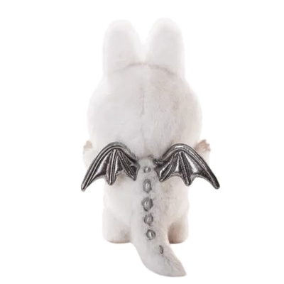 Labubu 大天使 LABUBU Zimomo THE MONSTERS 天使白色大首領大娃58cm