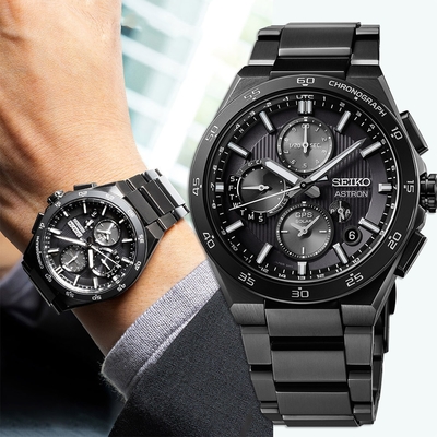 SEIKO 精工 ASTRON GPS衛星定位雙時區鈦金屬手錶 周年慶獻禮 送禮推薦 (SSH155J1/5X83-0AA0SD)_SK045