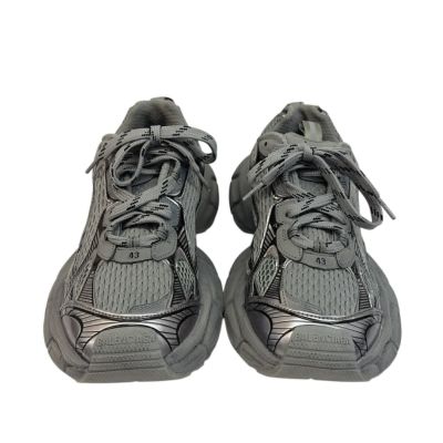 二手品 八成新Balenciaga 巴黎世家潮流3xl太空銀休閒鞋 #43