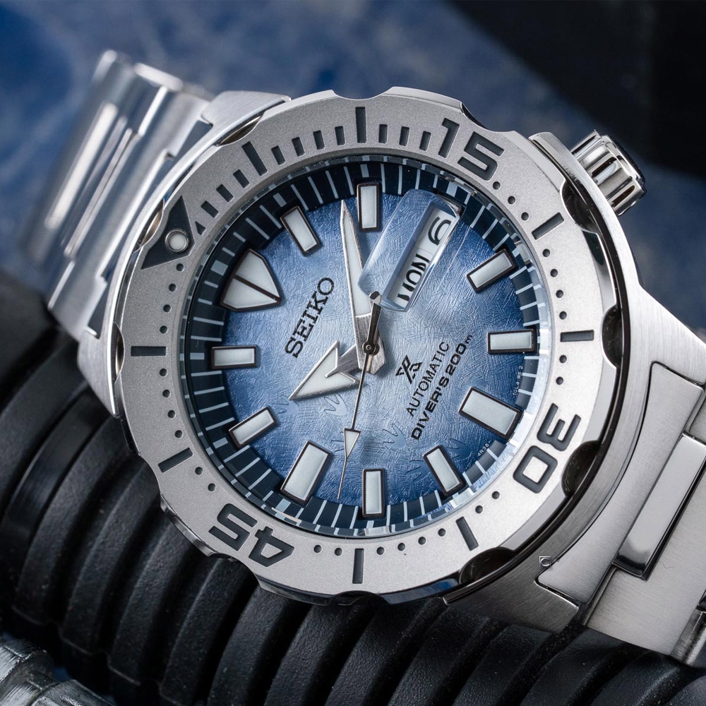 SEIKO 精工錶Prospex 愛海洋南極企鵝200米潛水機械錶4R36-11C0H