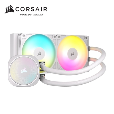 【CORSAIR 海盜船】NAUTILUS 240 ARGB CPU水冷散熱器【白】