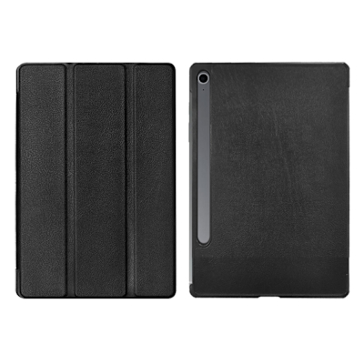 Metal-Slim Samsung Galaxy Tab S10 FE SM-X520/SM-X526 高仿小牛皮三折站立磁吸皮套