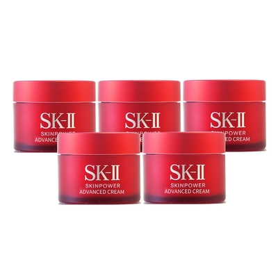 SK-II/SK2 *SK-II 致臻肌活能量活膚霜15g*5 (正統公司貨)