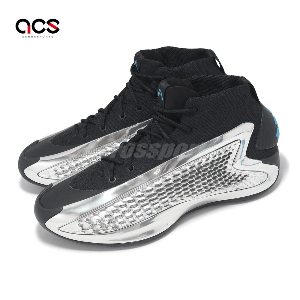 adidas 籃球鞋AE 1 Silver Metallic 男鞋黑銀愛德華茲愛迪達