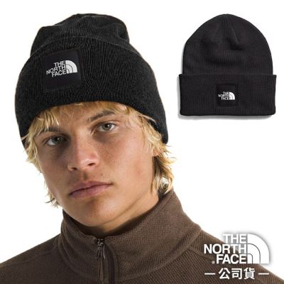 【The North Face】男女 中性款 Big box beanie 休閒保暖毛帽.毛線帽/ 85CW-JK3 太空黑