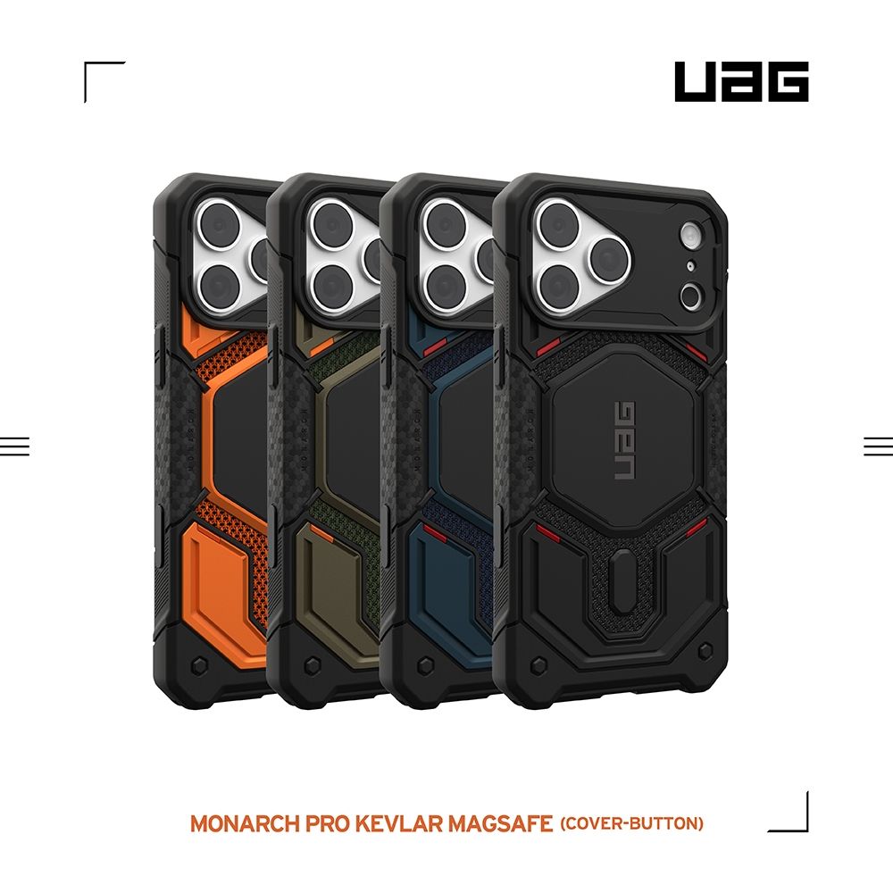 UAG iPhone 18/17 Pro/Pro Max 磁吸頂級(特仕)版耐衝擊鏡頭保護殼 (相機按鍵 支援MagSafe 手機殼) (iPhone 18/17 Pro)