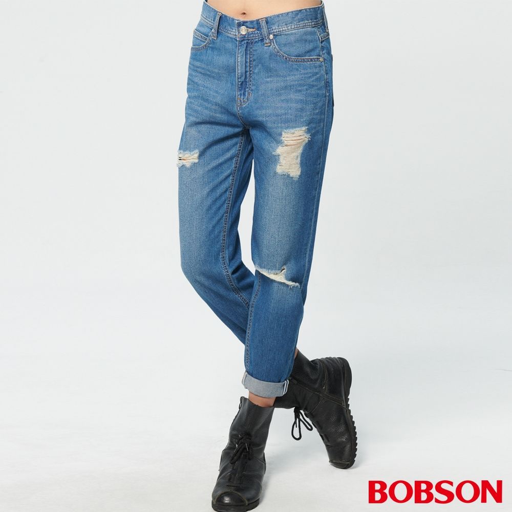 BOBSON 女款男朋友破褲 ( 230-53 )