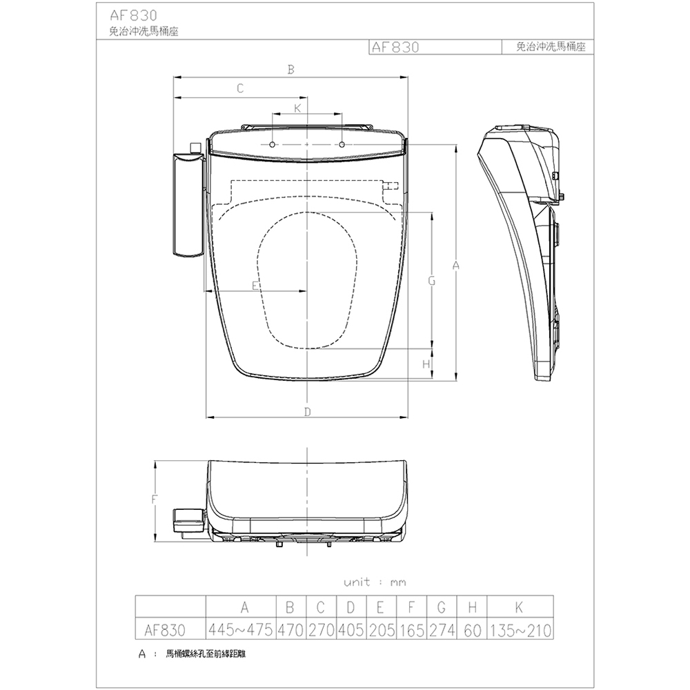 HCG和成 AF830 - 詳情3