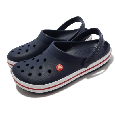Crocs 涼拖鞋 Crocband 男鞋 女鞋 深藍 紅 白 卡駱班 洞洞鞋 布希鞋 情侶鞋